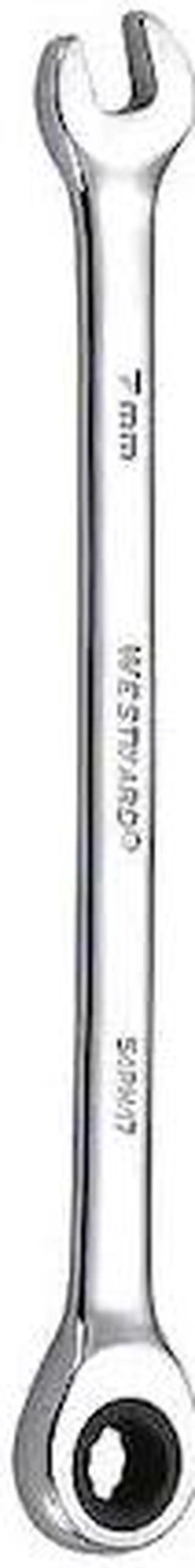 Alt view image 2 of 2 - WESTWARD 54PN47 Ratcheting Wrench, Combination, Metric, 7m