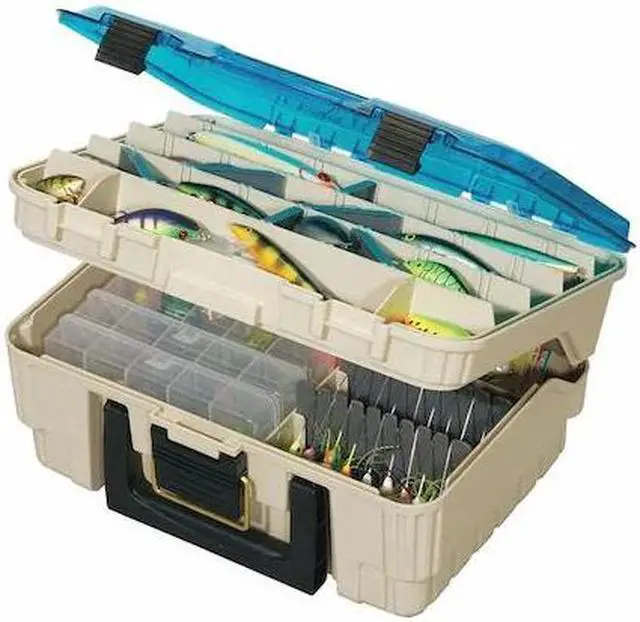 Alt view image 2 of 8 - Plano Magnum Satchel Beige/Clear Blue