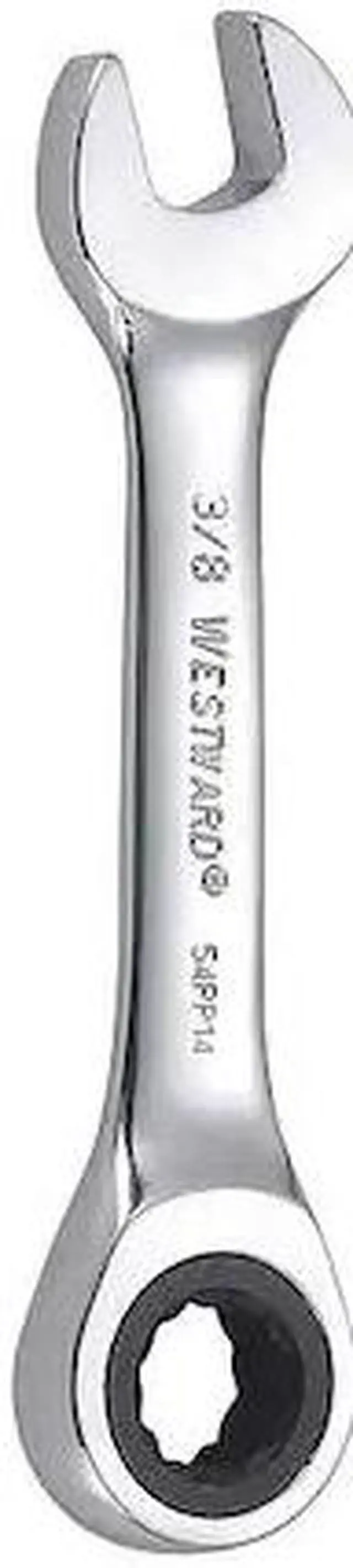 Main image of WESTWARD 54PP14 Wrench, Combination/Stubby, SAE, 3/8"