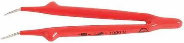 Alt view image 3 of 3 - WIHA 75302 Insulated Tweezers,Angled Fine,6 In