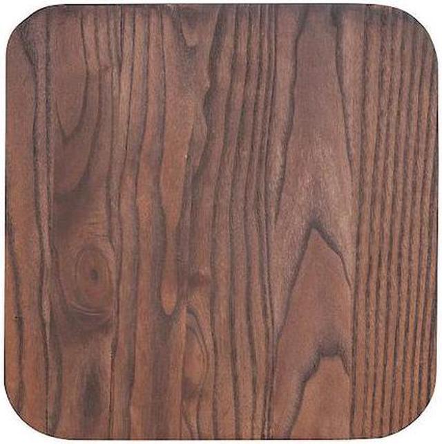 Main image of Rustic Walnut Wood Seat for Colorful Metal Barstools