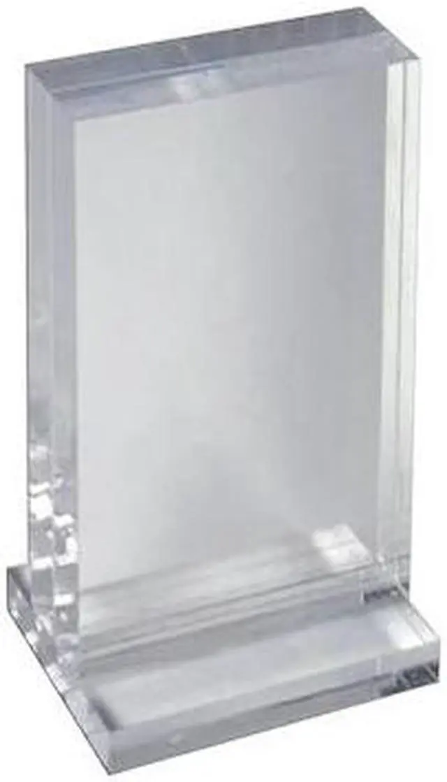 Main image of AZAR DISPLAYS 104516 The Imperial Collection: Acrylic Block on Base 5.5"W X