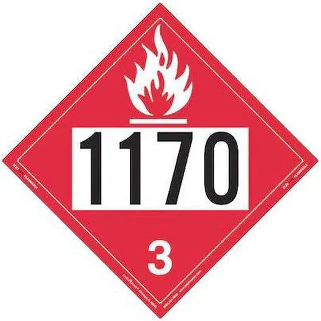Main image of LABELMASTER ZEZ21170 Flammable Liquid Placard 1170,PK25