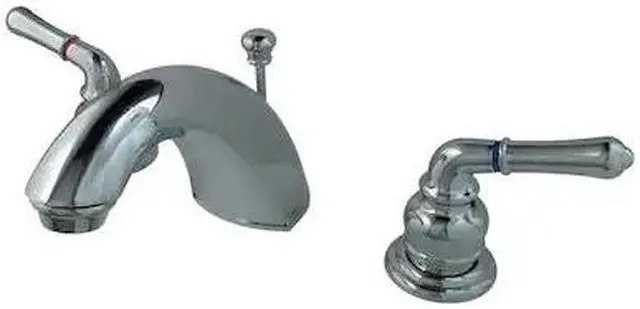 Alt view image 2 of 2 - Kingston Brass FB951 Mini-Widespread Bathroom Faucet, Polished Chrome