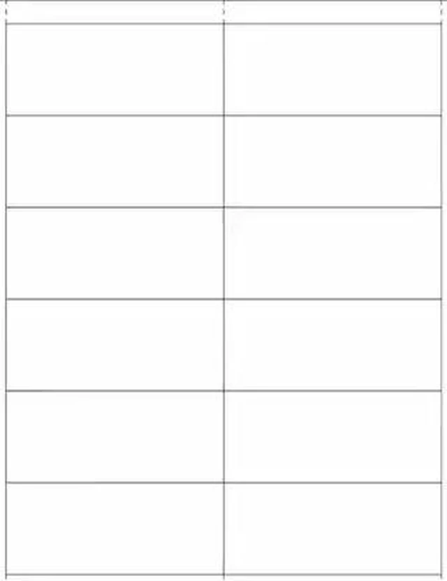 Main image of PARTNERS BRAND LH252 Plastic Label Holder Insert Cards, 1 11/16" x 4", White,