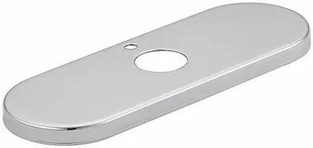 Alt view image 2 of 2 - Moen 99457 6-1/8" Escutcheon Plate for 8884 Faucet from the Commercial Accessories Collecti, Chrome