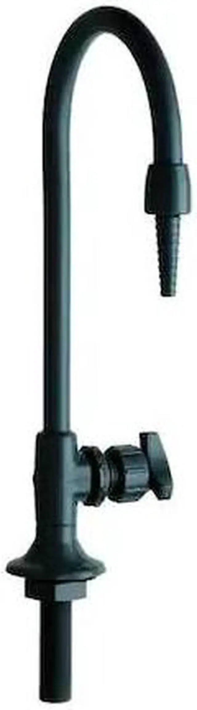 Alt view image 3 of 3 - CHICAGO FAUCETS 869-BPVC Manual, Single Hole Only Mount, Commercial 1 Hole