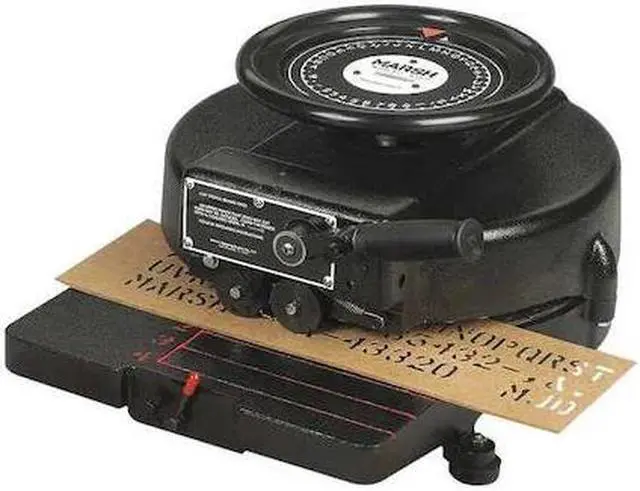 Main image of MARSH STMA12 Stencil Machine,1/2",Black