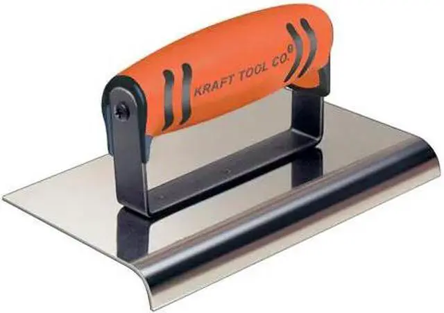 Main image of KRAFT TOOL CF136PF Stainless Steel Cement Edg,6" x 6" 1/8"R