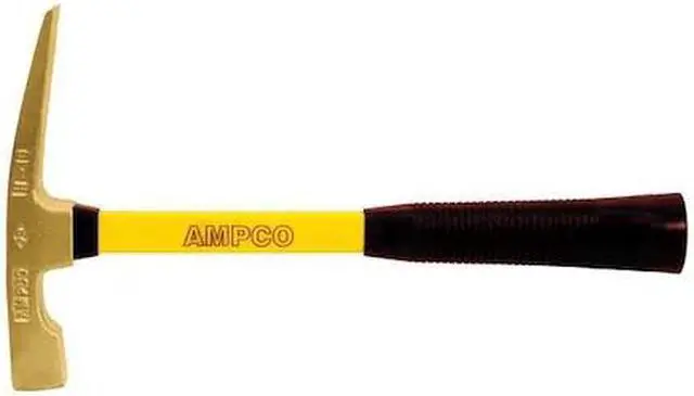 Alt view image 2 of 2 - AMPCO SAFETY TOOLS H-10FG Bricklayers Hammer,48 Oz,Nonsparking