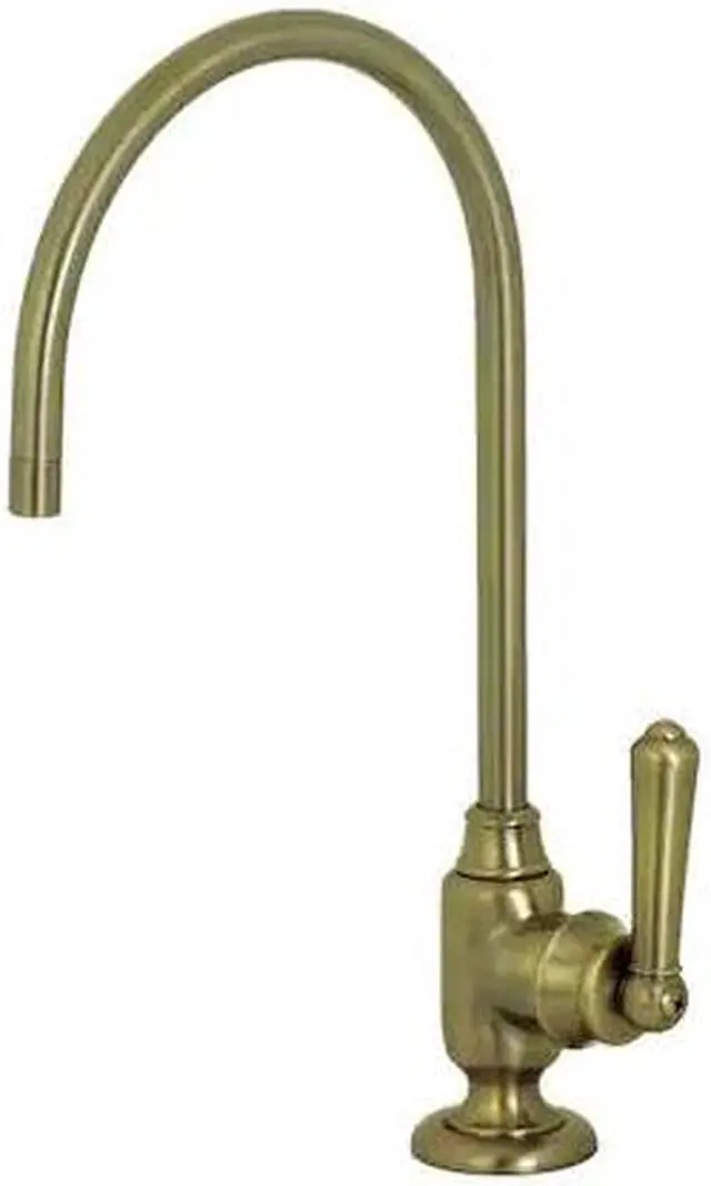 Alt view image 2 of 11 - Kingston Brass KS5193NML Traditional Magellan Single-Handle Water Filtration Faucet - Vintage Brass