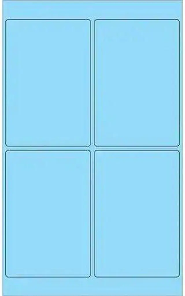 Main image of TAPE LOGIC LL186BE Tape Logic® Rectangle Laser Labels, 4" x 6", Pastel Blue,
