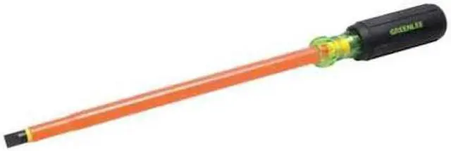 Alt view image 3 of 3 - GREENLEE 0153-17-INS Insulated Slotted Screwdriver 3/8 in Round