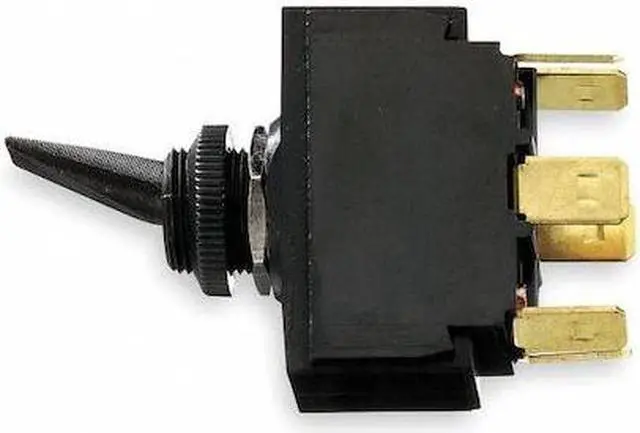 Alt view image 4 of 4 - HUBBELL WIRING DEVICE-KELLEMS M223SP Marine Toggle Switch, DPDT, 6 Connections,
