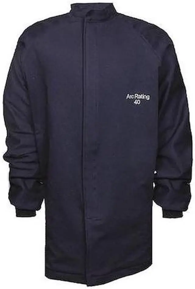 Main image of ARCGUARD C04UQUQ40XL32 Flame-Resistant Jacket,Navy,XL
