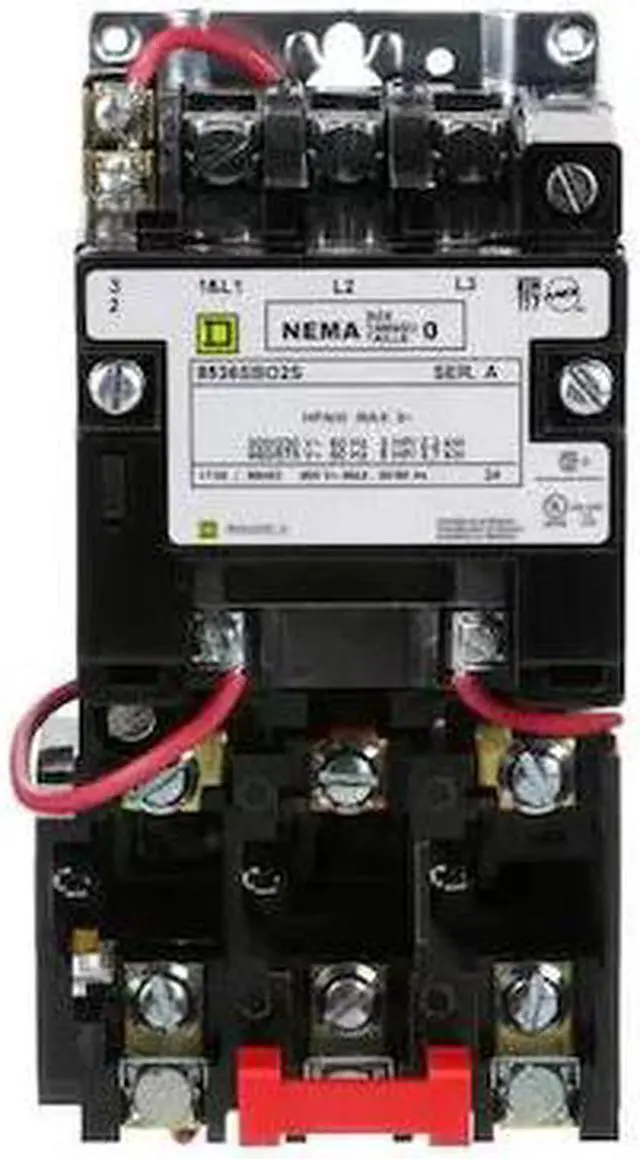 Alt view image 2 of 3 - SQUARE D 8536SBO2V01S Nonreversing Magnetic Motor Starter, No Enclosure NEMA