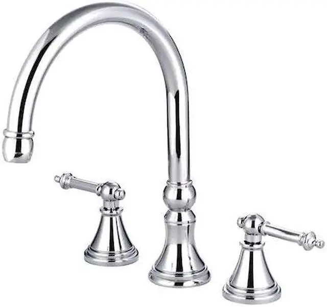 Alt view image 2 of 2 - Kingston Brass KS2341TL Tuscany Roman Tub Faucet, Polished Chrome