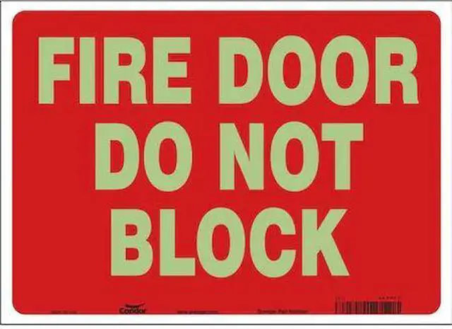 Main image of CONDOR 467T17 Emergency Exit Floor Sign,14" W x 10" H