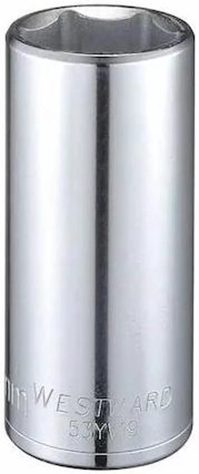 Main image of WESTWARD 53YV19 1/2" Drive, Metric Socket, 28mm Socket Sz, 6 Pts