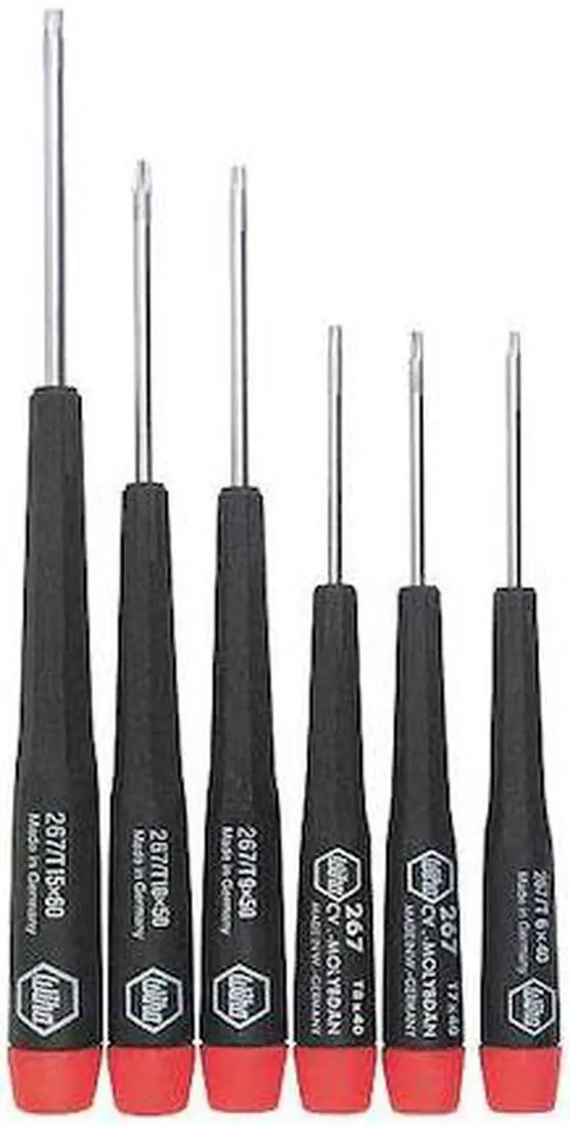 Alt view image 2 of 2 - WIHA 26790 Precision Screwdriver Set,Torx(R),6 pcs.