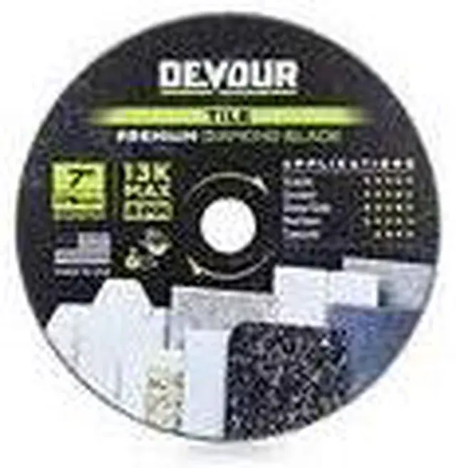 Main image of DEVOUR NT70CTDW 7" Tile PREMIUM Tile Continuous Rim Blade