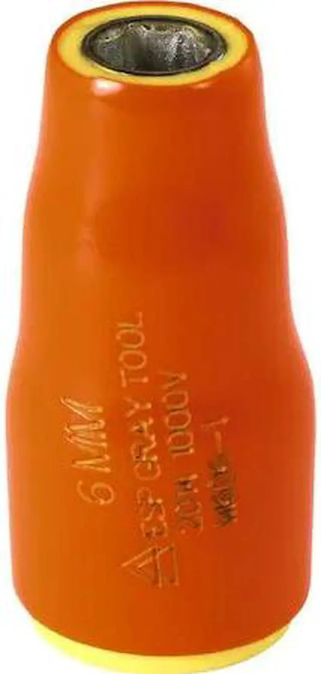 Main image of GRAY TOOLS M606-I 6mm X 1/4" Drive, 6 Point Standard Length, 1000V Insulated