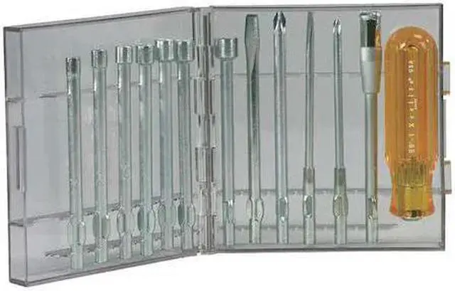 Alt view image 2 of 9 - XCELITE 99PS50N Precision Screwdriver Set,Combo,13 pcs