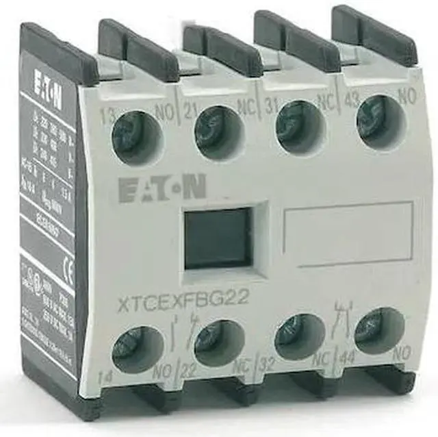 Alt view image 2 of 3 - EATON XTCEXFBG22 Frnt Aux Seq B,2NO/2NC,For XT Frame D-G