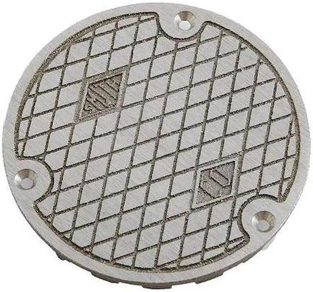 Main image of JAY R. SMITH MANUFACTURING 4020C04NB-NS Cover Strainer, Nickel Bronze, 4" x 2",