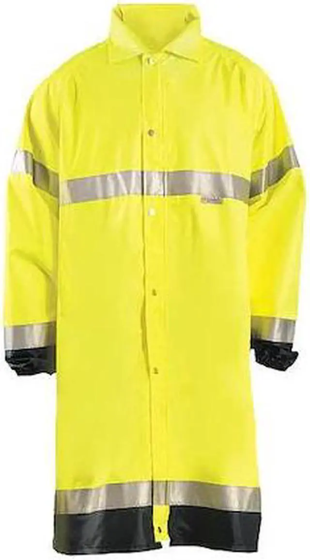 Main image of OCCUNOMIX LUX-TJRE-Y2X Jacket,Yellow,Polyester,2XL,Fits Chest 60"
