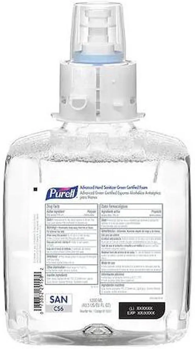 Main image of PURELL 6551-02 Hand Sanitizer, CS6 Series, Foam, Cartridge, 1,200 mL, Requires