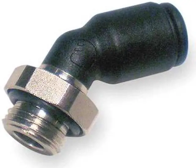 Alt view image 3 of 3 - LEGRIS 3133 06 13 Male Elbow,Tube 6mm,Pipe 1/4 In,PK10