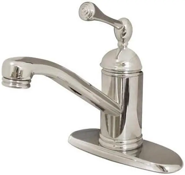 Alt view image 4 of 4 - Kingston Brass KS3408BL Lavatory , Faucet, Satin Nickel