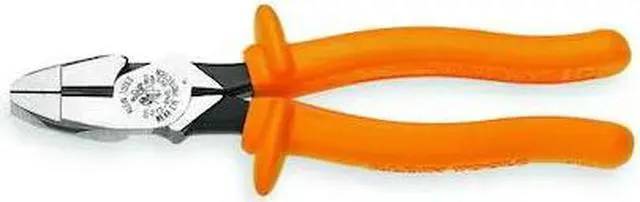 Main image of KLEIN TOOLS D2000-9NE-INS 9 5/8 in 2000(TM) Linemans Plier High Leverage, Steel