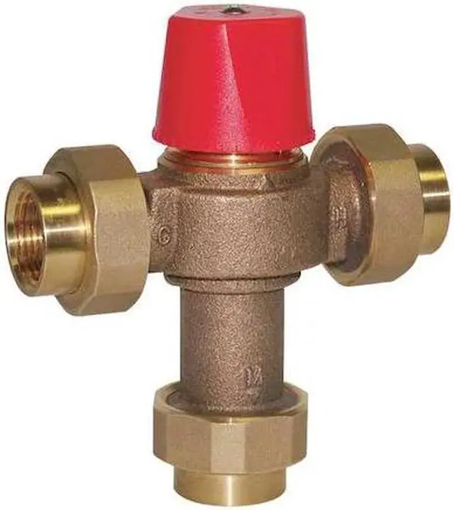 Alt view image 3 of 3 - WATTS 3/4 LF 1170-UT- M2 3/4 Mixing Valve,Brass,0.5 to 23 gpm,150 psi