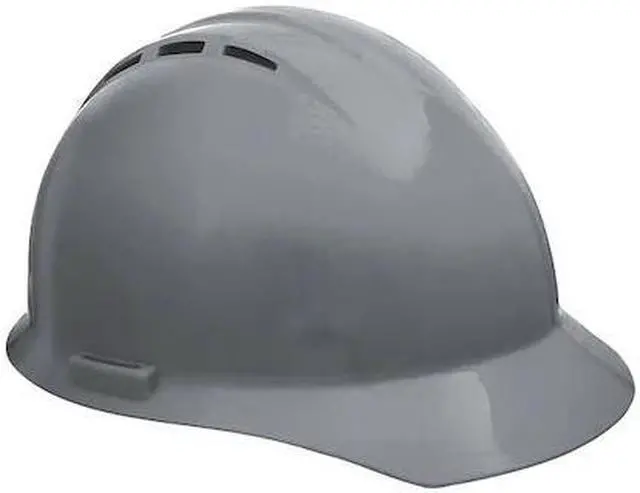 Main image of ERB SAFETY WEL19257GY Hard Hat, Americana, Polyethylene, 4 Point Pinlock, Type