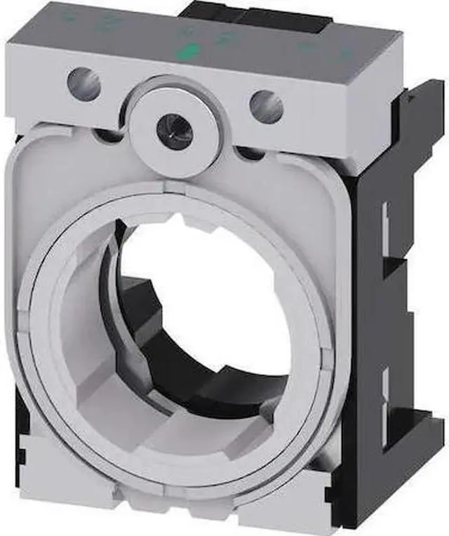 Main image of SIEMENS 3SU1550-0AA10-0AA0 Holder, 22 mm, Black/Silver