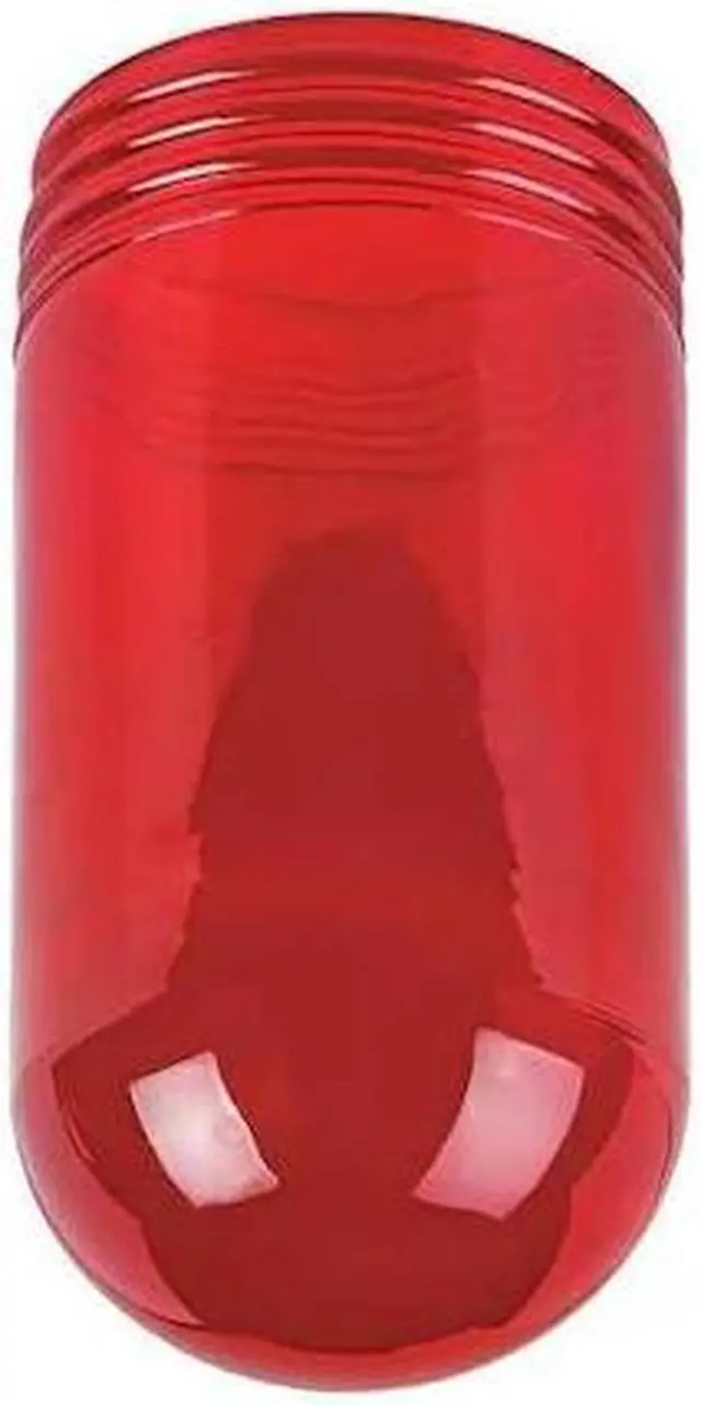 Alt view image 2 of 2 - HUBBELL KILLARK VRGP-100 Glass Globe,Red