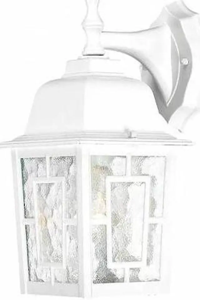 Main image of NUVO 60-3484 Banyan 1-Light 12 in. Outdoor Wall with Clear Water Glass
