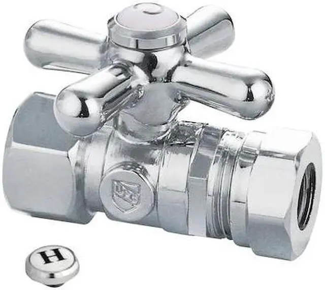 Main image of VINTAGE CC44151X CC44151X Quarter Turn Valves (1/2" FIP X 1/2" & 7/16" O.D.