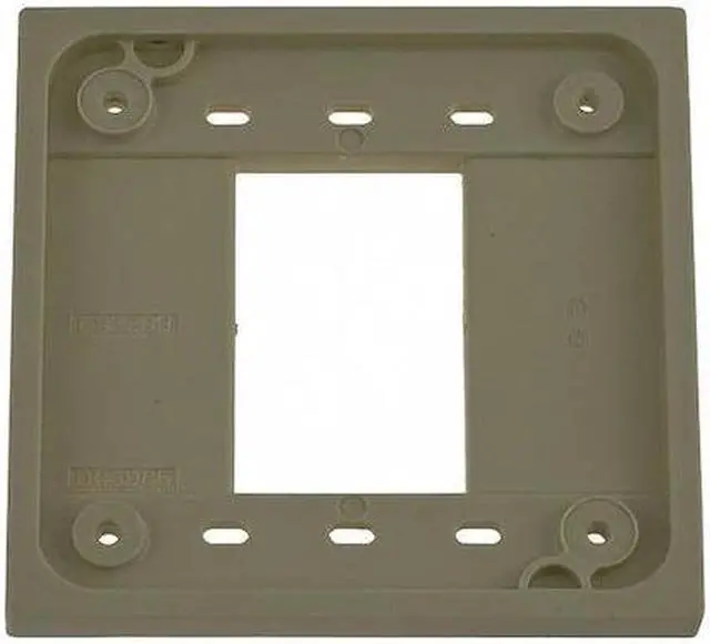 Alt view image 2 of 3 - HUBBELL WIRING DEVICE-KELLEMS HBL4API 4-PLEX Accessory, Number of Gangs: 2