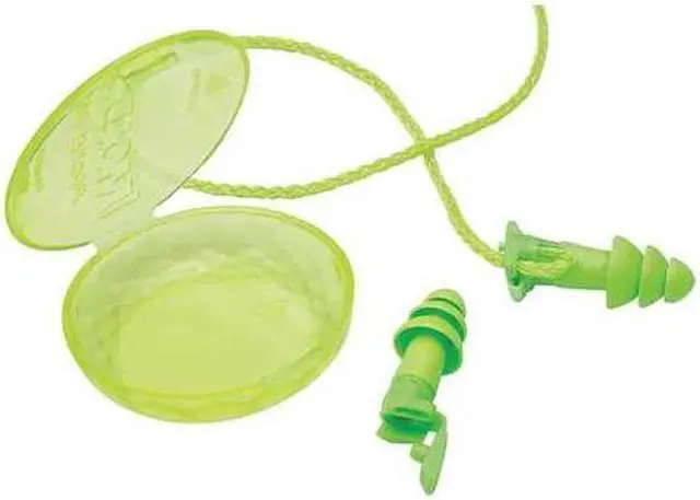 Alt view image 2 of 2 - MOLDEX 6770 Flip to Listen Reusable Soft Plastic Dual Mode Ear Plugs, Flanged