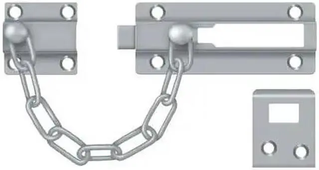Main image of DELTANA CDG35U26D Door Guard, Chain / Doorbolt Satin Chrome