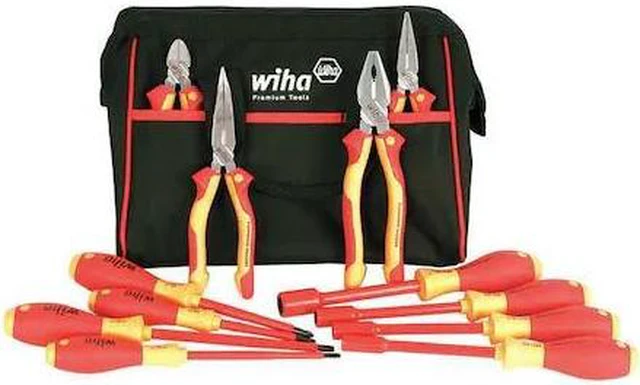 Alt view image 2 of 2 - WIHA TOOLS 32894 Insulated Tool Set,12 pc.