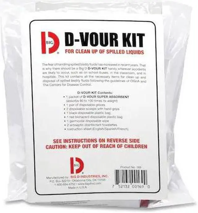 Alt view image 2 of 5 - BIG D 169 Clean Up Kit, Follows OSHA Guidelines