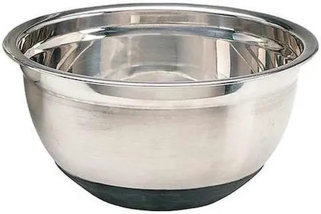 Main image of CRESTWARE MBR05 Mixing Bowl,Stainless Steel,5 qt.