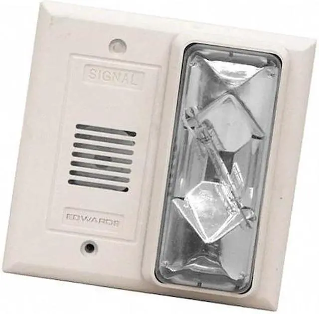 Alt view image 2 of 2 - EDWARDS SIGNALING 7007B-N5 Buzzer/Strobe, Buzzer, Continuous, 120V AC, 79dB @ 1
