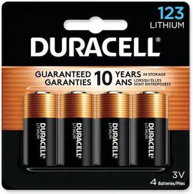 Alt view image 3 of 8 - Duracell Specialty High-Power Lithium Batteries 123 3 V 4/Pack DL123AB4PK