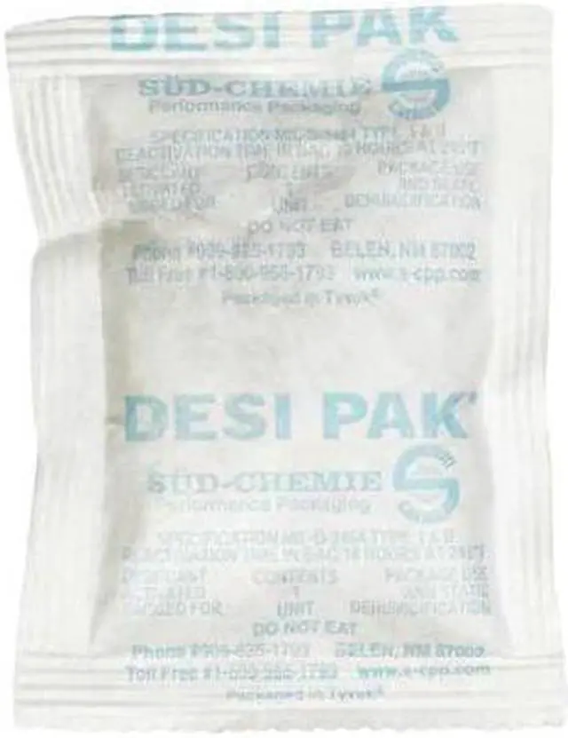 Main image of TYVEK DES128 Tyvek Clay Desiccants, 34 Gallon Drum, 3" x 4" x 1/4", White,