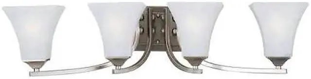 Main image of MAXIM LIGHTING 20101FTSN Aurora 4-Light 29.5" Wide Satin Nickel Vanity Light
